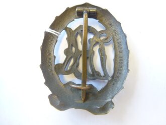 Deutsches Turn- und Sportabzeichen DRA in Bronze, Hersteller Lauer Nürnberg Fertigung vor 2.Weltkrieg