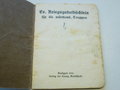 1.Weltkrieg, Evangelisches Kriegsgebetbüchlein für den württembergischen Truppen , 56 Seiten, datiert 1916