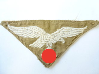 Tropenbrustadler für Mannschaften Luftwaffe , getragenes Stück, Breite 10,8cm