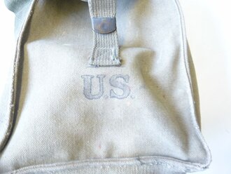 US Army WWII, Bag, Carrying, Ammunition, M1. khaki with OD rim