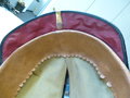 Sachsen , Pickelhaube für Reserveoffiziere, unverbasteltes Stück, sehr dekorativer Helm