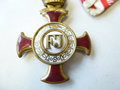 Österreich, Vierdienstkreuz 1.Klasse des Franz Joesph Ordens mit der Krone, unbeschädigtes Stück, garantiert Original