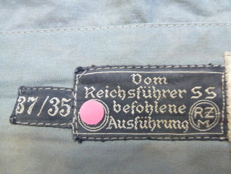 Zeltplane Allgemeine SS , gebrauchtes Stück mit RZM Etikett