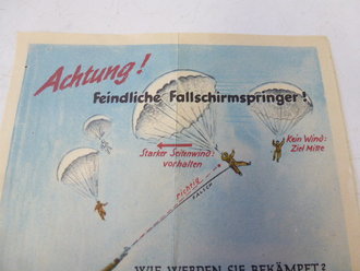"Achtung ! Feindliche Fallschirmspringer!" DIN...