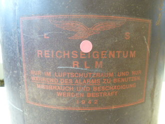 Luftschutz Heizer " Reichseigentum "