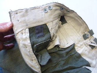 Hose für Mannschaften M43, getragenes  Kammerstück in gutem Zustand, Bundweite 82cm