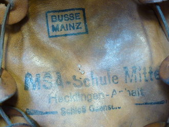 Sturzhelm NSKK, Hersteller Busse Mainz, getragenes Stück, ungereinigter Speicherfund