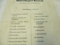 Mikroskopier Besteck, Modell der Wehrmacht
