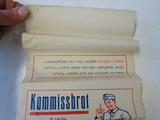 Komissbrot Verpackung Wehrmacht, sehr guter Zustand