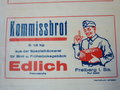 Komissbrot Verpackung Wehrmacht, sehr guter Zustand