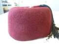 Waffen SS Fez , so getragen von moslemischen Freiwilligen der Handschar und Prinz Eugen. Effekten Originalvernäht, Kopfgrösse 56, Fehlstelle am Bund