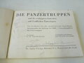 " Die Panzertruppen" und die wichtigsten Deutschen und feindlichen Panzertypen, 128 Seiten, komplett