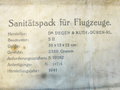 Sanitätspack für Flugzeuge, äussere Hülle, sehr selten