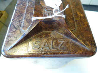 Feldküchenbehälter für "SALZ" aus Pressstoff