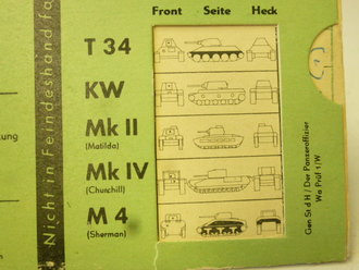 Panzerbeschuß Tafel 5cm PAK38 und KWK 39