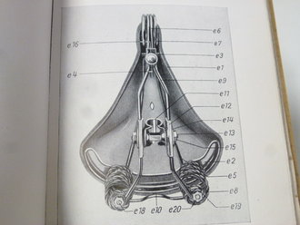 H.Dv. 293 " Das Truppenfahrrad" datiert 1942, extrem selten mit allen speziellen Halterungen