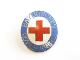 Nachkrieg , Abzeichen Bayerisches Rotes Kreuz emailliert