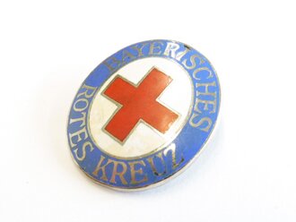 Nachkrieg , Abzeichen Bayerisches Rotes Kreuz emailliert