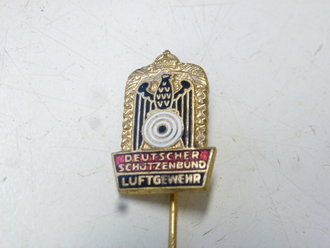 Deutscher Schützenbund, 20mm Nadel "Luftgewehr " in Gold