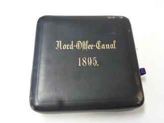 Etui zur Medaille " Nord-Ostsee Kanal 1895"