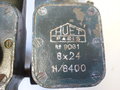 Handwinkelfernrohr , Französische Fertigung in besetztem Gebiet für die Wehrmacht ( H6400 ). Schweres Stück, klare Optik, Strichpaltte, die rechte Optik leicht verschmutzt