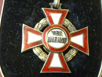 1.Weltkrieg Österreich, Militärverdienst Kreuz im Etui