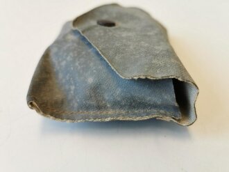 Allgemeine Schutzbrille Wehrmacht in grauer Hülle . Sehr guter Zustand, Hülle leicht angeschmutzt, Umbral Gläser ( dunkel gefärbt )