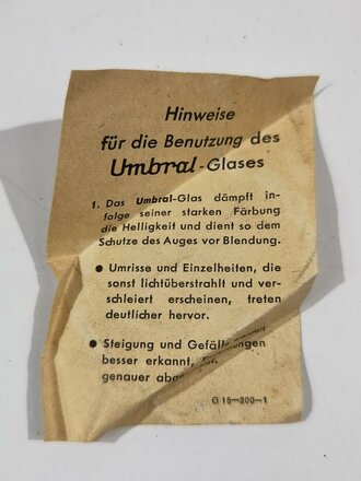 Allgemeine Schutzbrille Wehrmacht in grauer Hülle ....