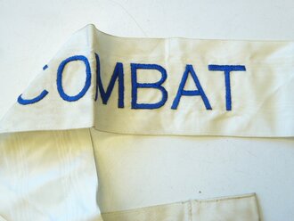 U.S.  WWII, Flag Streamer- White Combat Infantry Battalion