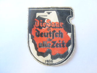 Papiermarke " Die Saar ist Deutsch für alle...