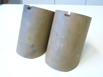 Paar Regenschutzrohre zum DF 10 x 80( Flakfernglas ), Originallack