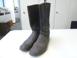 Wehrmacht, Paar Stiefel für Mannschaften ( sog. Knobelbecher ) Getragenes, ungereinigtes Paar , Sohlenlänge 29,5cm, garantiert Original