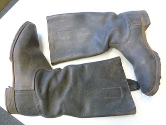 Wehrmacht, Paar Stiefel für Mannschaften ( sog. Knobelbecher ) Getragenes, ungereinigtes Paar , Sohlenlänge 29,5cm, garantiert Original
