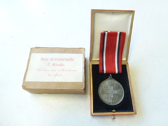 Preussen, Preussen Rot Kreuz Medaille 3. Klasse - im Etui mit Überkarton