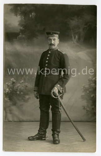 1.Weltkrieg,  Foto eines Württembergischen Soldaten