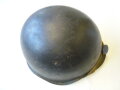 Russland 2. Weltkrieg, Stahlhelm SSH40 mit Innenfutter M36 datiert 1941. Beutestück weiterverwendet für Luftschutz. Selten