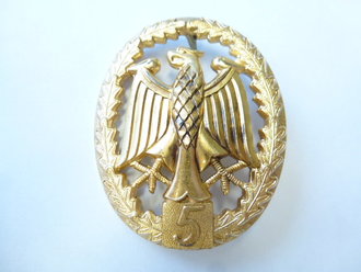Bundeswehr Leistungsabzeichen in Gold 5 , Neuwertiges Stück