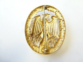 Bundeswehr Leistungsabzeichen in Gold " 5 ", Neuwertiges Stück