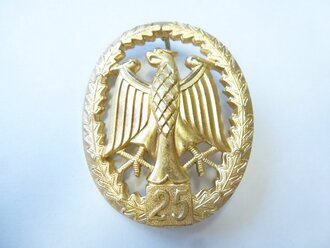 Bundeswehr Leistungsabzeichen in Gold " 25 ",...