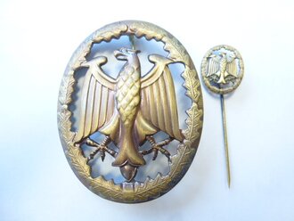 Bundeswehr Leistungsabzeichen in Bronze mit Miniatur ,...