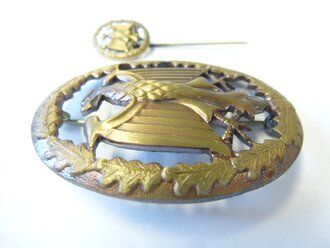 Bundeswehr Leistungsabzeichen in Bronze mit Miniatur ,...
