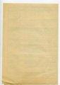 Luftschutz, Merkblatt für Hilfeleistungen bei Gaserkrankungen, datiert 1935