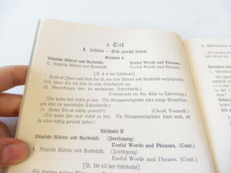 U.S. Army 1945 dated Education Manual EM 520 " Guide´s manual for spoken German" Copyright 1945