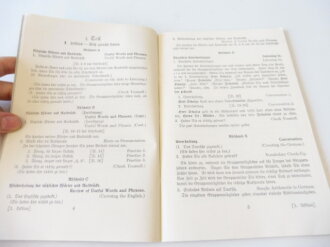 U.S. Army 1945 dated Education Manual EM 520 " Guide´s manual for spoken German" Copyright 1945