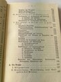 Ausbildungsvorschrift für die Infanterie, Heft 2, Die Schützenkompanie, datiert 1935, 191 Seiten