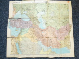 2 Karten "Vorderasien mit seinen Erdölgebieten" und "Der Mittelmeerraum"