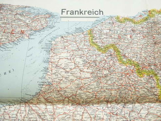 2 Karten "Frankreich" und "Großbritannien und Irland"