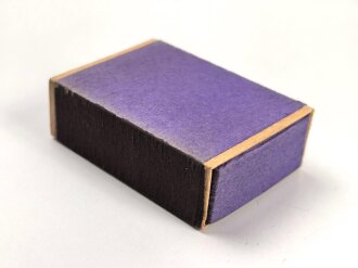 Schachtel Zündhölzer, Beschriftung auf Deutsch und Sudetisch, 1 Stück aus der originalen Umverpackung