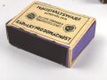 Schachtel Zündhölzer, Beschriftung auf Deutsch und Sudetisch, 1 Stück aus der originalen Umverpackung