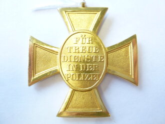 Polizei Dienstauszeichnung 1.Stufe für 25 Jahre